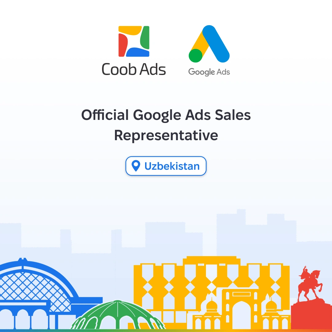 Google назначил Coob Ads официальным Google Ads Sales Representative в Узбекистане