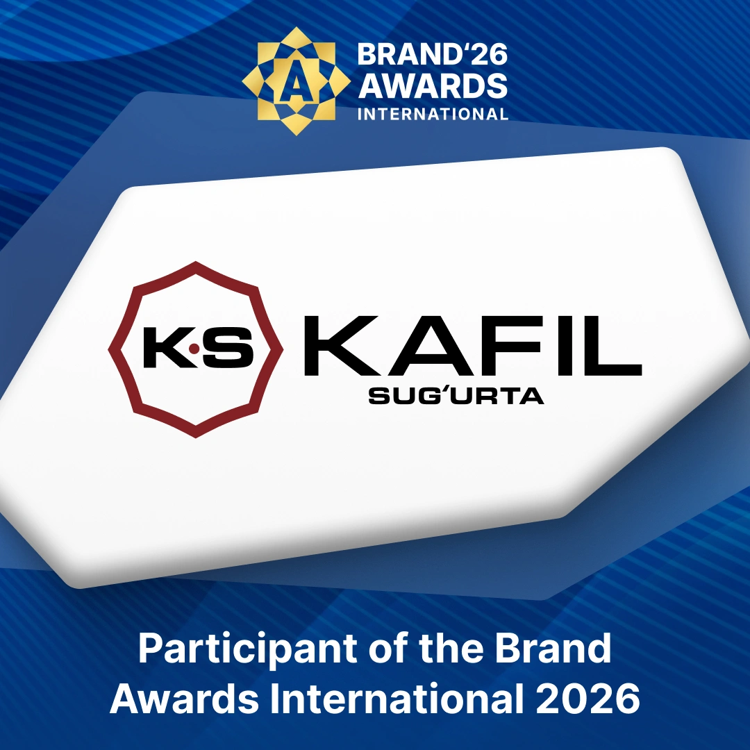✨ KAFIL-SUG‘URTA - Brand Awards International 2026 ishtirokchisi