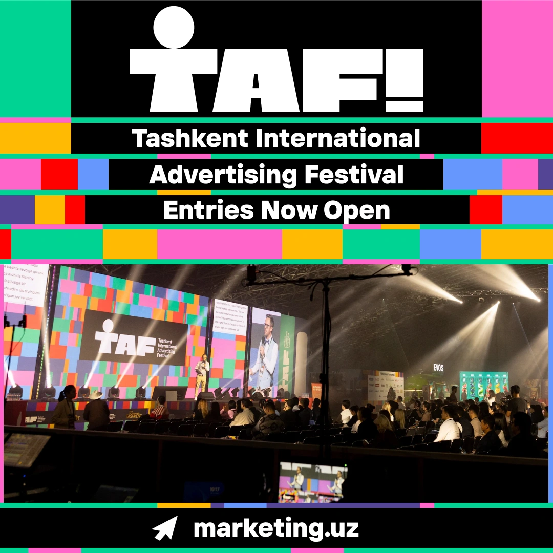 🚀 Tashkent Advertising Festival TAF!26 xalqaro festival mavsumi boshlandi!